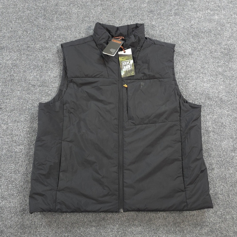 Alaskan Hardgear Vest Mens XL Black AKHG Livengood Puffer Thermore Outdoors NEW